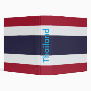 Classeur avec drapeau de Thaïlande