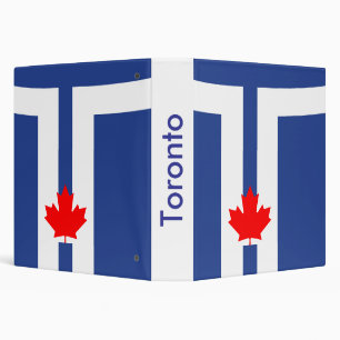 Classeur avec drapeau de Toronto, Ontario