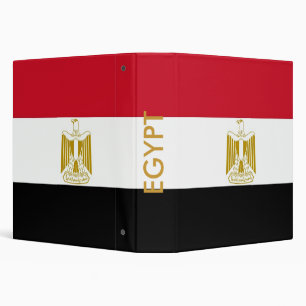 Classeur avec drapeau d'Egypte