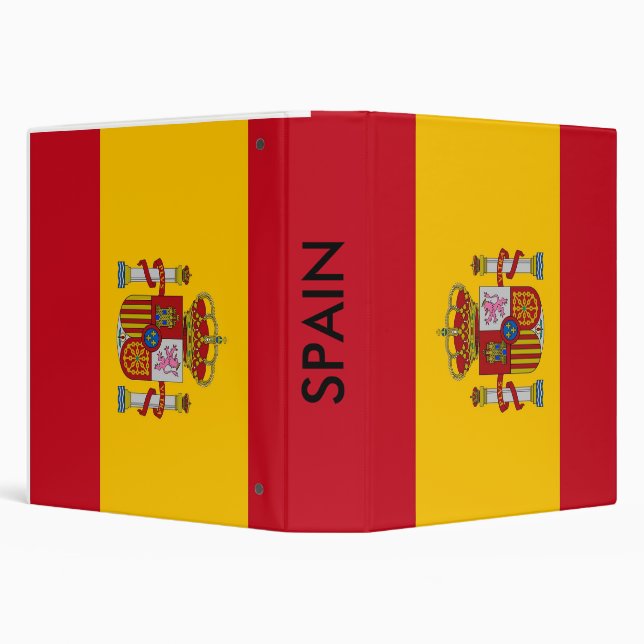 Classeur avec drapeau d'Espagne (Arrière-plan)