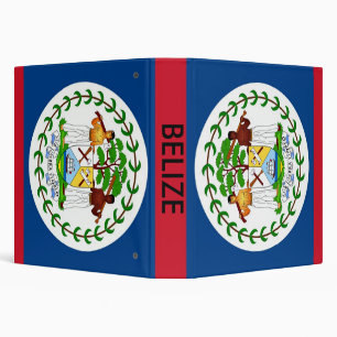 Classeur avec Drapeau du Belize