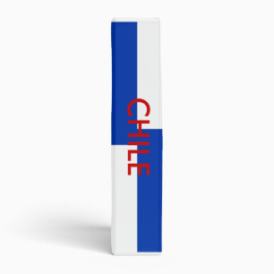 Classeur avec drapeau du Chili