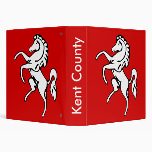 Classeur avec Drapeau du Comté de Kent, Angleterre