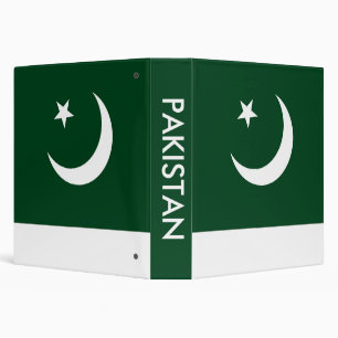 Classeur avec drapeau du Pakistan