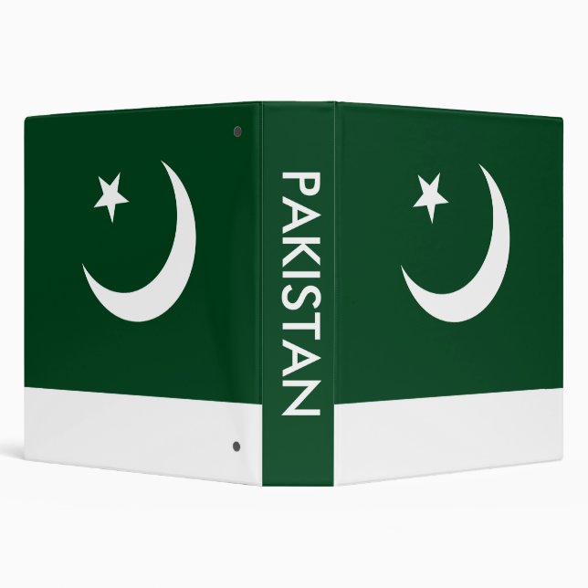 Classeur avec drapeau du Pakistan (Arrière-plan)