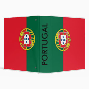 Classeur avec drapeau du Portugal
