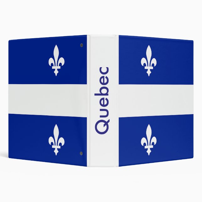Classeur avec Drapeau du Québec, Canada (Arrière-plan)