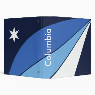 Classeur avec le drapeau de Columbia, Caroline du