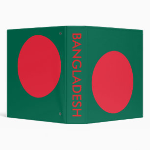 Classeur avec le drapeau du Bangladesh
