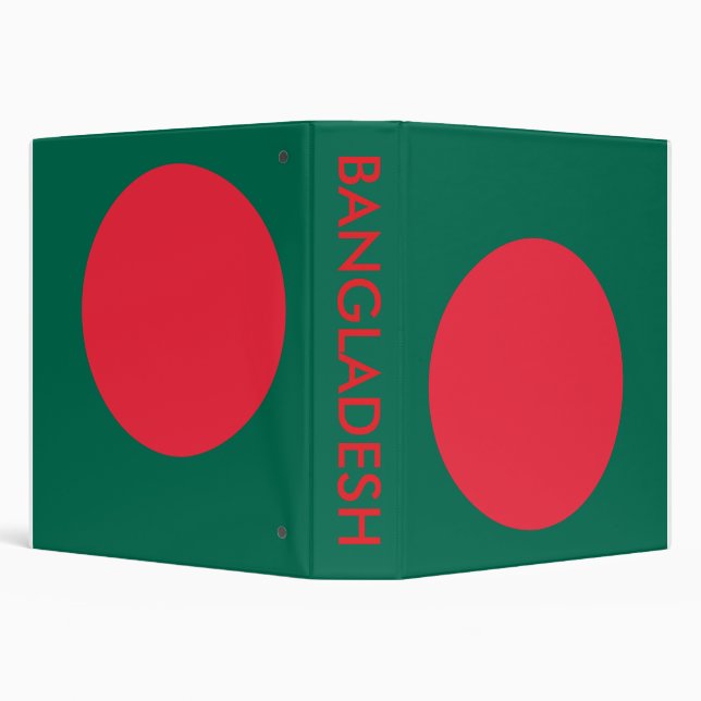 Classeur avec le drapeau du Bangladesh (Arrière-plan)