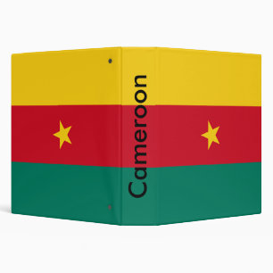 Classeur avec le drapeau du Cameroun