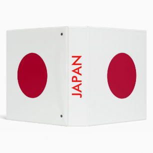 Classeur avec le drapeau du Japon