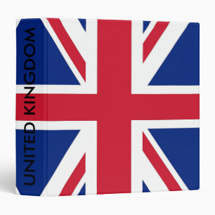 Classeur avec le drapeau du Royaume-Uni