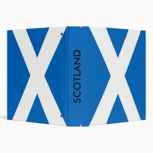 Classeur avec le drapeau écossais