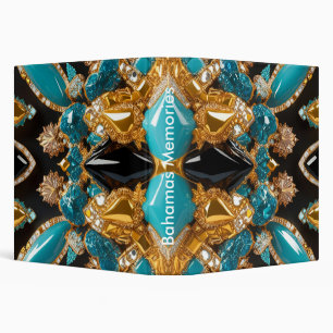 Classeur avec motif aux couleurs des Bahamas