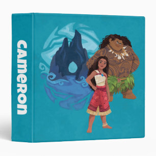 Classeur Aventures Moana & Maui en Océanie