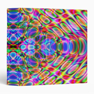 Classeur Avery Binder, Abstrait Tripant Psychédélique Rouge