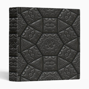 Classeur Avery simili cuir de relief par noir 1"