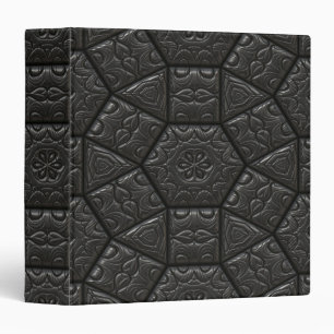 Classeur Avery simili cuir de relief par noir 1-1/2 "