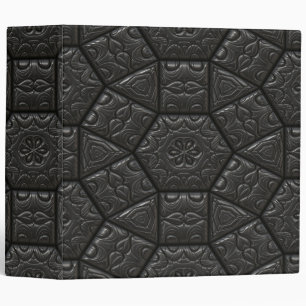 Classeur Avery simili cuir de relief par noir 2"
