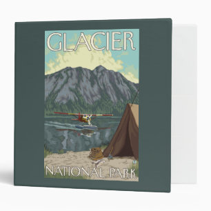 Classeur Avion de Bush et pêche - parc national de glacier,