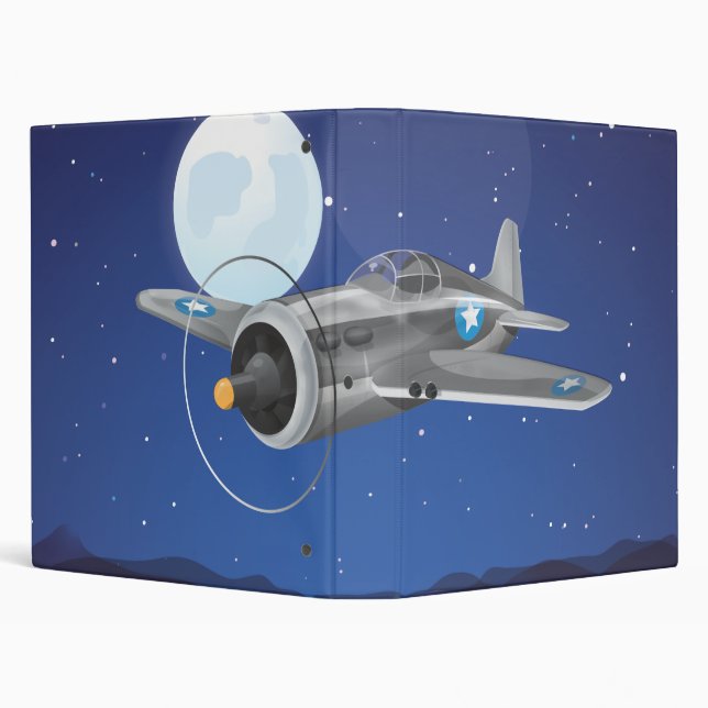 Classeur Avion de combat vintage (Arrière-plan)