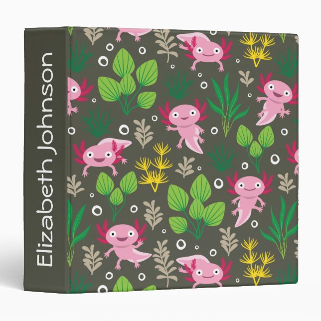 Classeur Axolotl 3 (Devant/Côté)