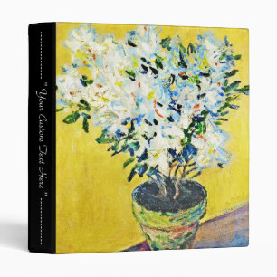 Classeur Azalées blanches dans un pot Claude Monet