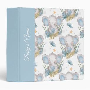 Classeur Baby Blue Elephant Infant Douche Photos