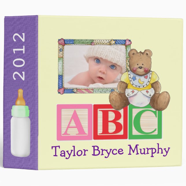 Classeur Baby Book - SRF (Devant/Côté)