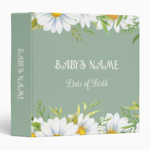 Classeur Baby Daisy Boho Album photo personnalisable