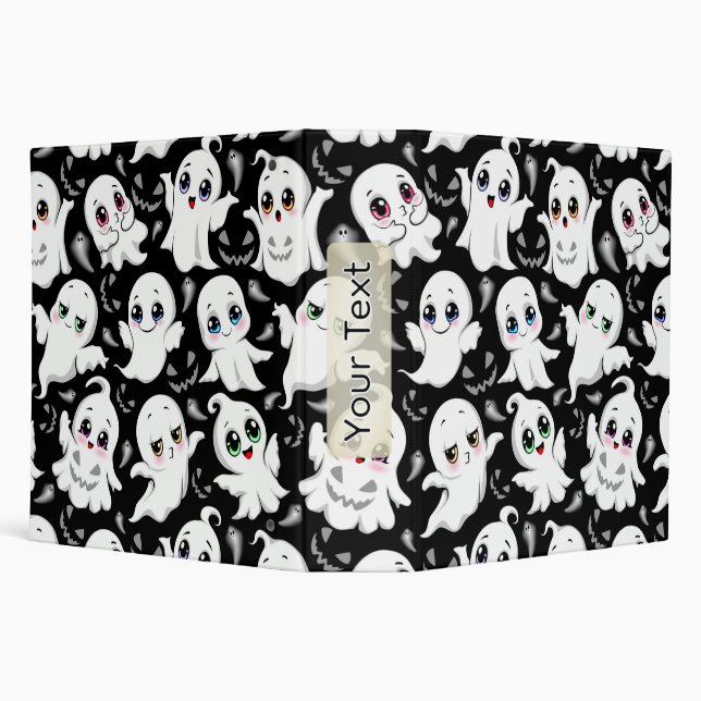 Classeur Baby Ghosts Éffrayant mignon Halloween humeur (Arrière-plan)