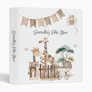 Classeur Baby shower de girafe neutre pour les femmes