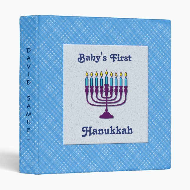 Classeur "Babys premier Hanoukka " (Devant/Côté)