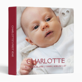 Classeur Babys Première année personnalisée