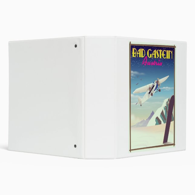 Classeur Bad Gastein Autriche Snowboard poster (Arrière-plan)