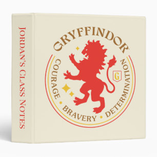 Classeur Badge de fierté de la maison GRYFFINDOR™ Lion Roug