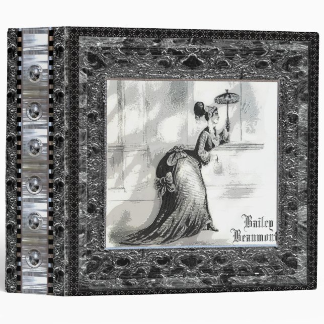 Classeur Bailey victorien (Devant/Côté)