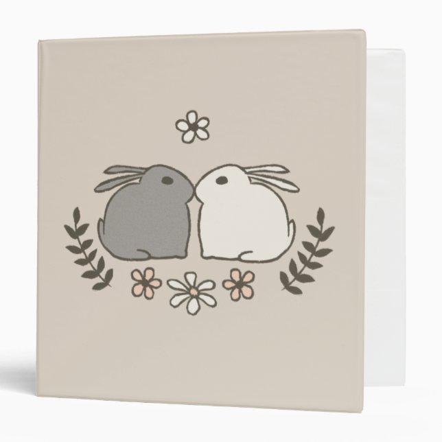 Classeur Baiser de lapin (Devant/Intérieur)