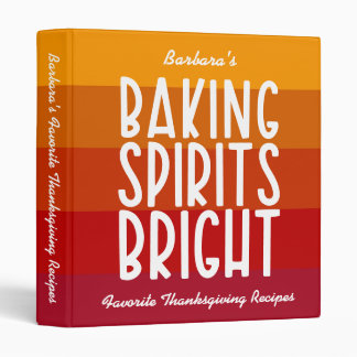 Classeur Baking Spirits Brights Thanksgiving Recipe 