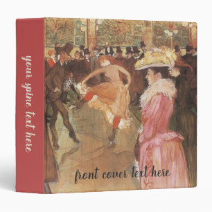Classeur Bal à la discothèque par Toulouse Lautrec