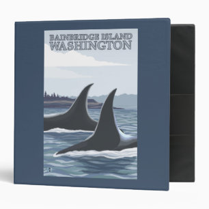 Classeur Baleines #1 - île de Bainbridge, Washington
