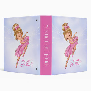 Classeur Ballerina Girl Rose, Violet Jolie Ballet