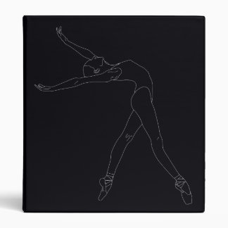 Classeur Ballerine, capacité papier 1" 3 anneaux