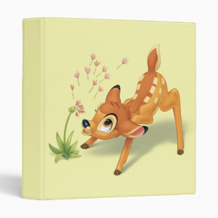 Classeur Bambi regarde les graines de Dandelion voler