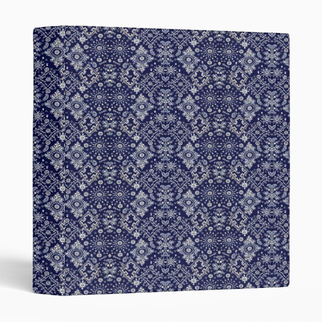 Classeur Bandana Bleu (Devant/Côté)