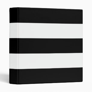 Classeur Bande blanche et noire