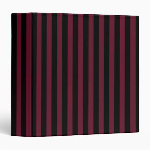Classeur Bande bordeaux et noire
