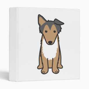 Classeur Bande dessinée de chien de colley