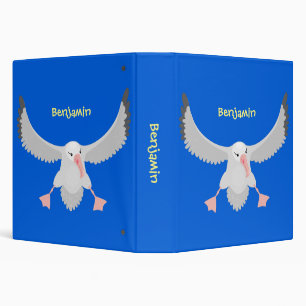 Classeur Bande dessinée de l'oiseau mûre albatros
